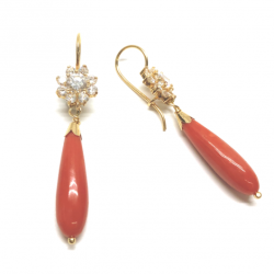 PENDIENTES ORO 18KT CUAJO...