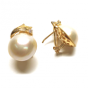 PENDIENTE ORO 18KT PERLA JAPONESA 14MM