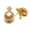 PENDIENTE ORO 18KT PERLA JAPONESA 14MM