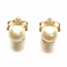 PENDIENTE ORO 18KT PERLA JAPONESA 10MM