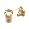 PENDIENTE ORO 18KT PERLA JAPONESA 10MM