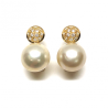 PENDIENTE ORO 18KT PERLA JAPONESA 12MM