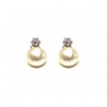 PENDIENTE ORO 18KT PERLA JAPONESA 14MM