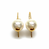 PENDIENTES  ORO 18KT PALILLO GANCHO Y PERLA