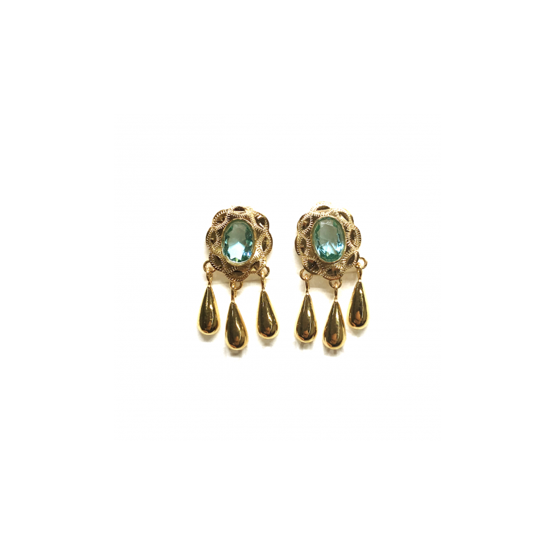 PENDIENTES CUBANA 3 PERILLAS