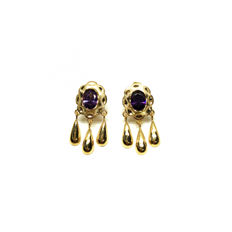 PENDIENTES CUBANA 3 PERILLAS