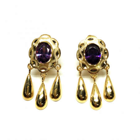 PENDIENTES CUBANA 3 PERILLAS