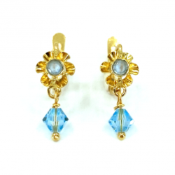 Pendientes arquillo niña oro 18k